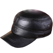 Load image into Gallery viewer, %100 Leather Brown Jeep Cap
