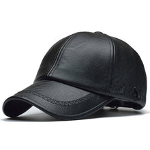 Load image into Gallery viewer, %100 Leather Brown Cap
