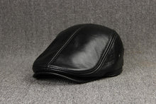 Load image into Gallery viewer, %100 Leather Brown Cap
